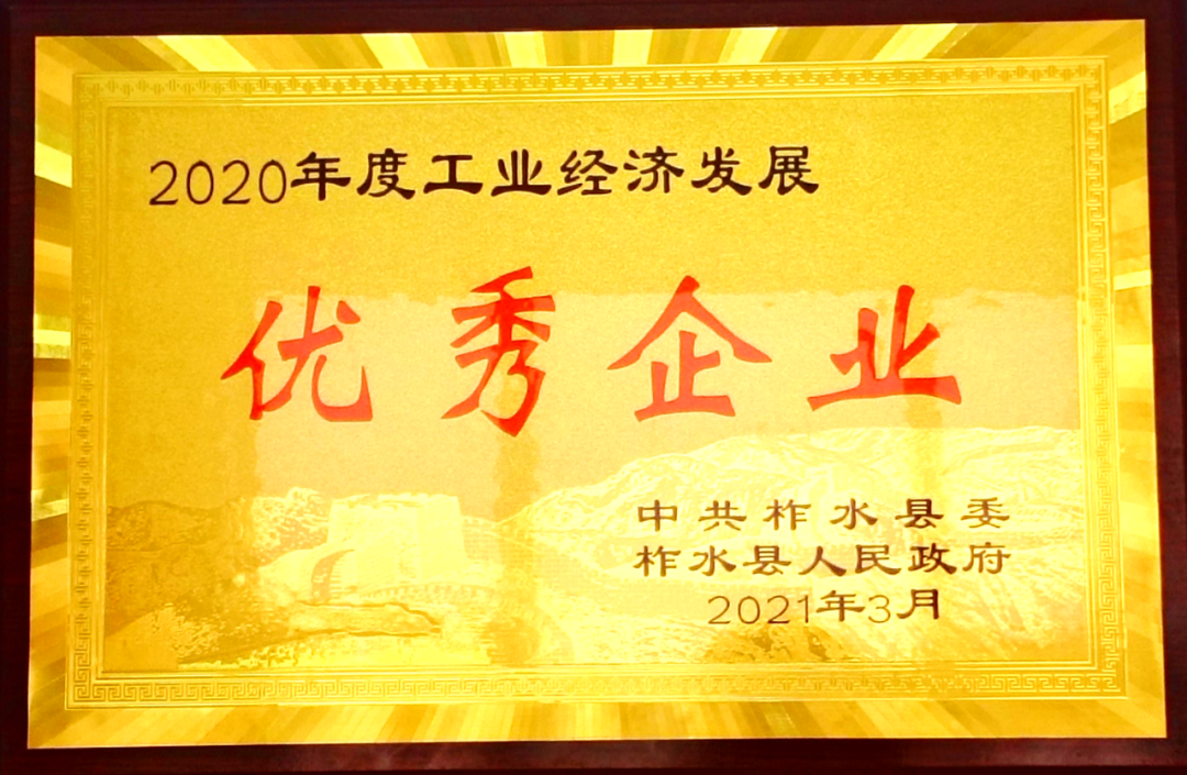 龙钢集团大西沟矿业公司荣获“2020年度工业经济发展优秀企业”荣誉称号