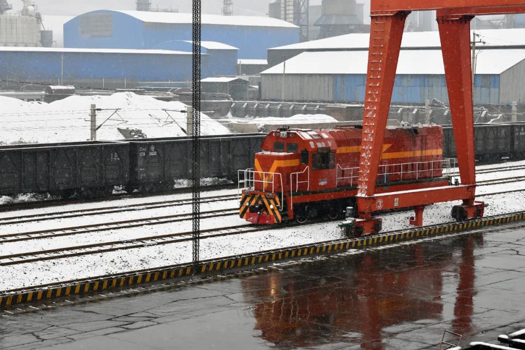 雪中龙钢美景