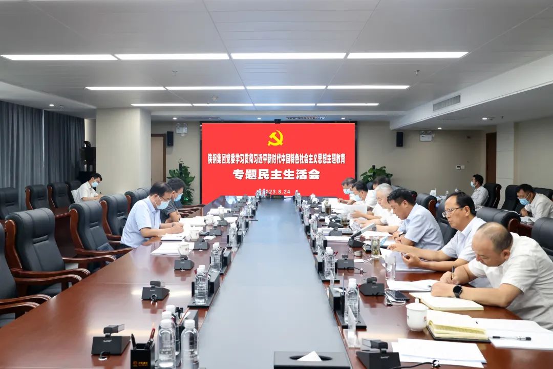 陕钢集团党委召开学习贯彻习近平新时代中国特色社会主义思想主题教育专题民主生活会