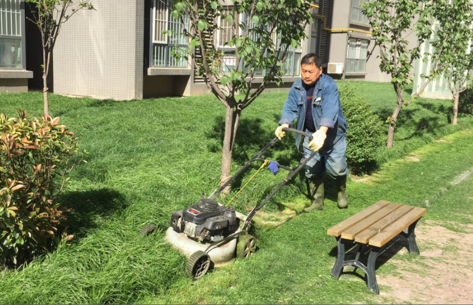 用爱心守护业主，用行动扮靓家园