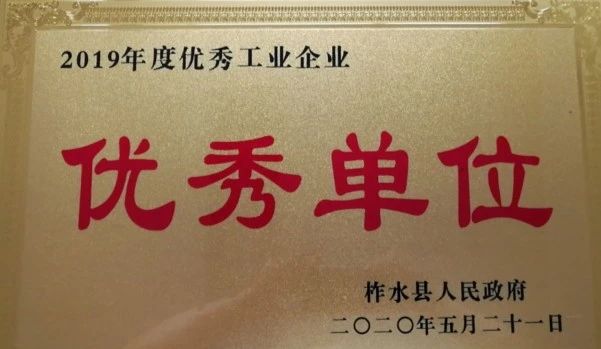 陕钢龙钢集团大西沟矿业公司获“柞水县2019年度优秀工业企业”荣誉